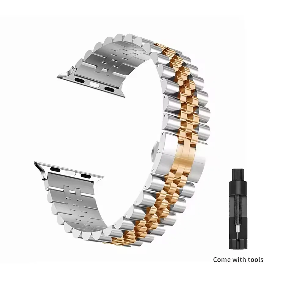 ตัวเลือกสินค้า สายสแตนเลส Apple Watch 45-42 มม. ทนทานสวยหรู