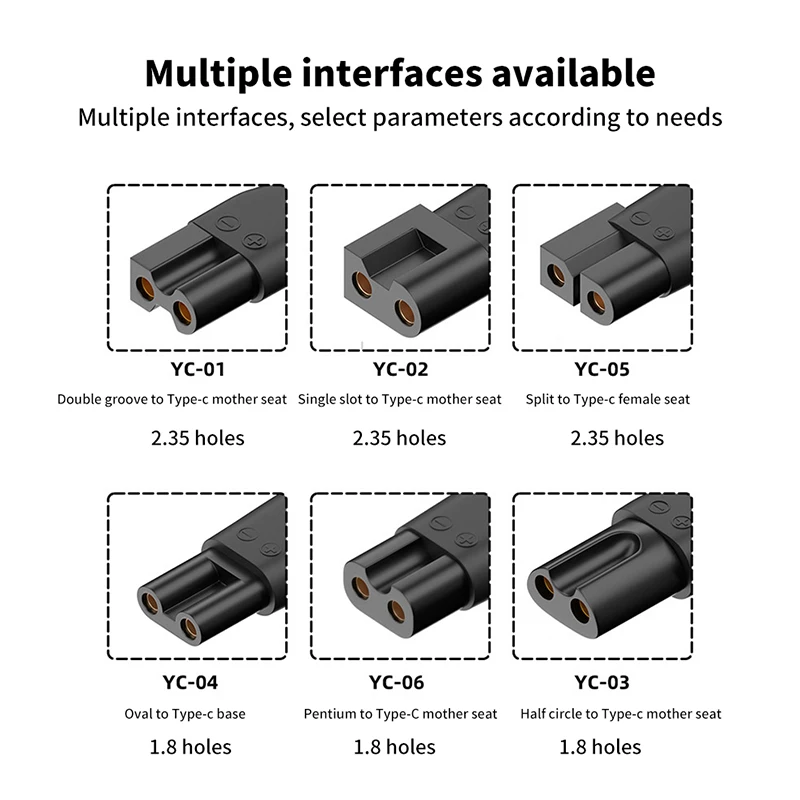 Type-C Charger Adapter for Electric Hair Clipper Beard Trimmers Shavers Beauty Instruments charger adapter battery charger power supply adapter fast charger battery charger adapter