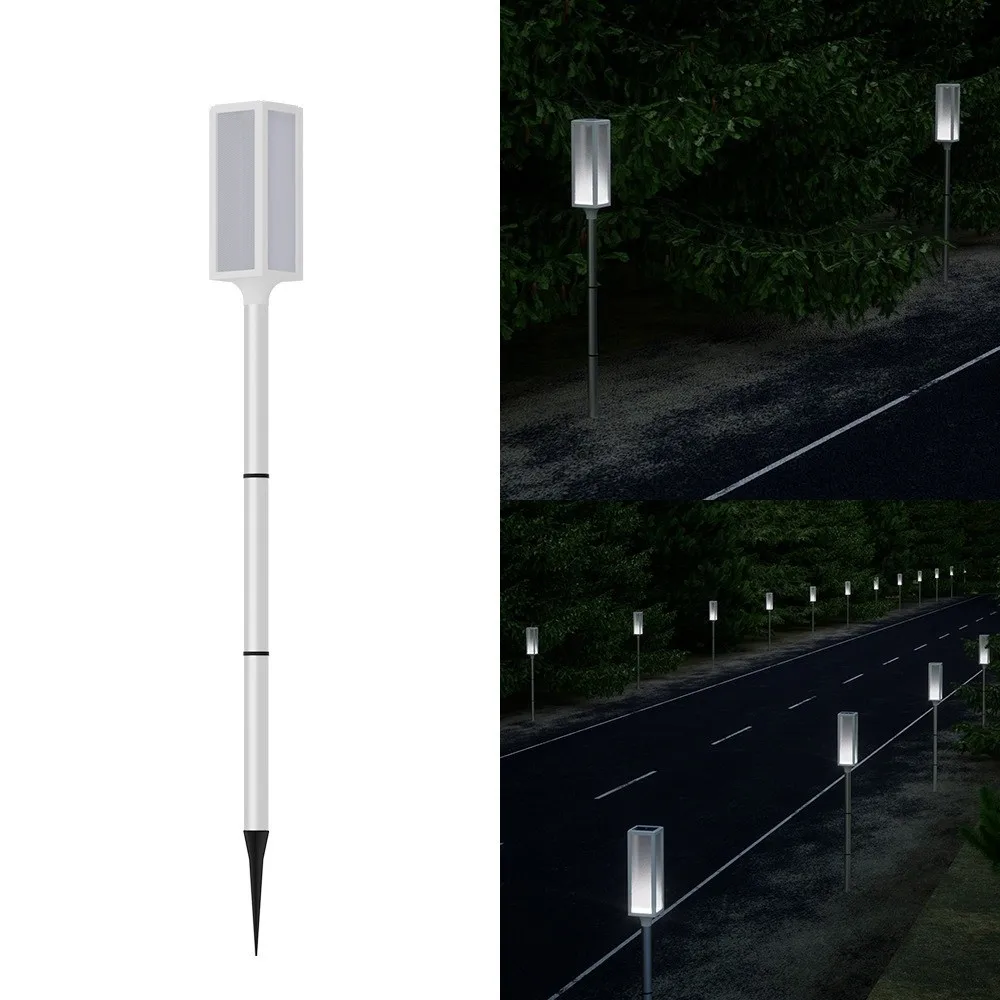 LED 태양광 점멸 바리케이드 경고등 스테인리스 스틸 스트로브 도로변 교통등 방수 건설 안전용