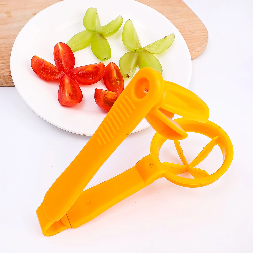 Cherry Tomato Slicer Grape Cutter Strawberry Slicer For Fruits And  Vegetables Kitchen Gadgets No Blade Safety Accessories - AliExpress