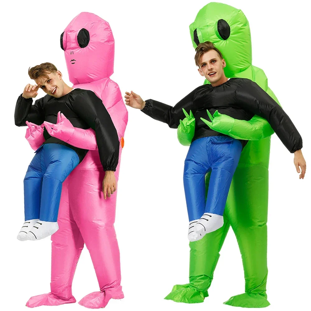 

Halloween Alien Inflatable Costume Cosplay for Men Women Funny Suit Fancy Christmas Party Dress Adult Kids