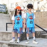 Maillot de Basket-ball pour Enfant Garçon et Fille, Chemise Confortable à vaccage Rapide, Survêtement Sportif, à la Mode, Uniformes de dehors d'Entraînement 4