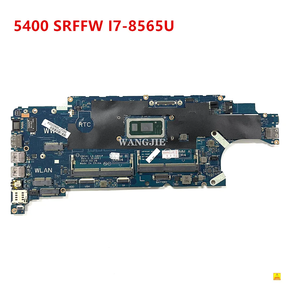 Usato Scheda Madre Del Computer Portatile Per Dell Latitude 5400 Cn-01D4Xp 01D4Xp 1D4Xp Edc41 La-G891P Srffw I7-8565U 100% Di Lavoro