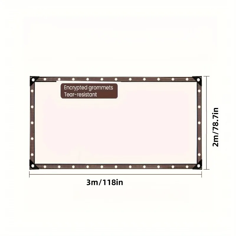 Transparent Waterproof Cloth Rainproof and Sunscreen Tarpaulin - Very Suitable for Garden Courtyard Balcony Sunshade and Camping