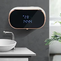 เครื่องจ่ายสบู่อัตโนมัติแบบติดผนัง ความจุขนาดใหญ่ เครื่องจ่ายสบู่เซ็นเซอร์แบบชาร์จไฟได้แบบไม่ต้องสัมผัสพร้อมหน้าจอ LED, สมาร์ทอิเล 1