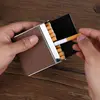 CHANCHAN Fashion Stainless Steel Cigarette Case Box for Man Business Cigarette Pouch Smoking Accessories 4