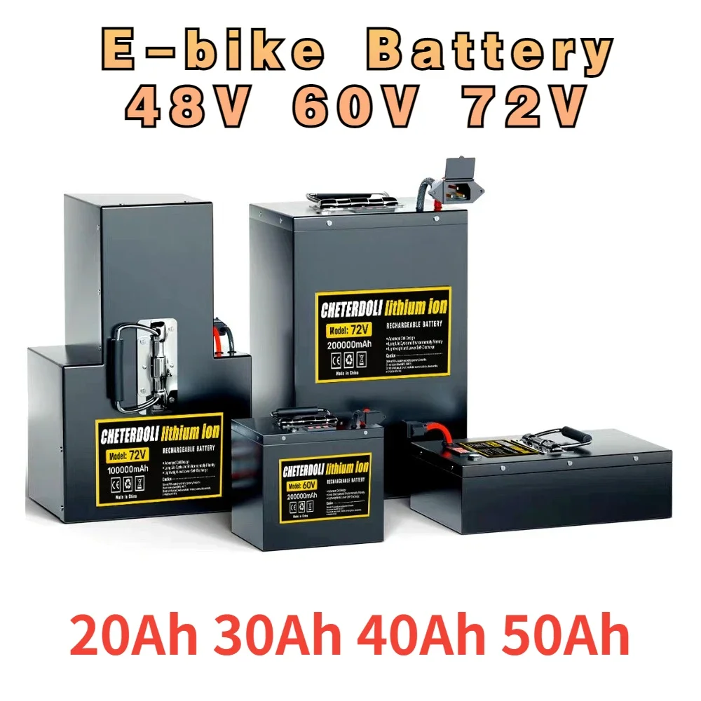 

Electric Vehicle Lithium Battery 48V 60V 72V 30Ah 40Ah 50Ah Super Capacity 100km Electric Motorcycle Tricycle Lithium Battery