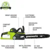 40V 16" BL Chainsaw, 4.0Ah Battery and Charger Included 2