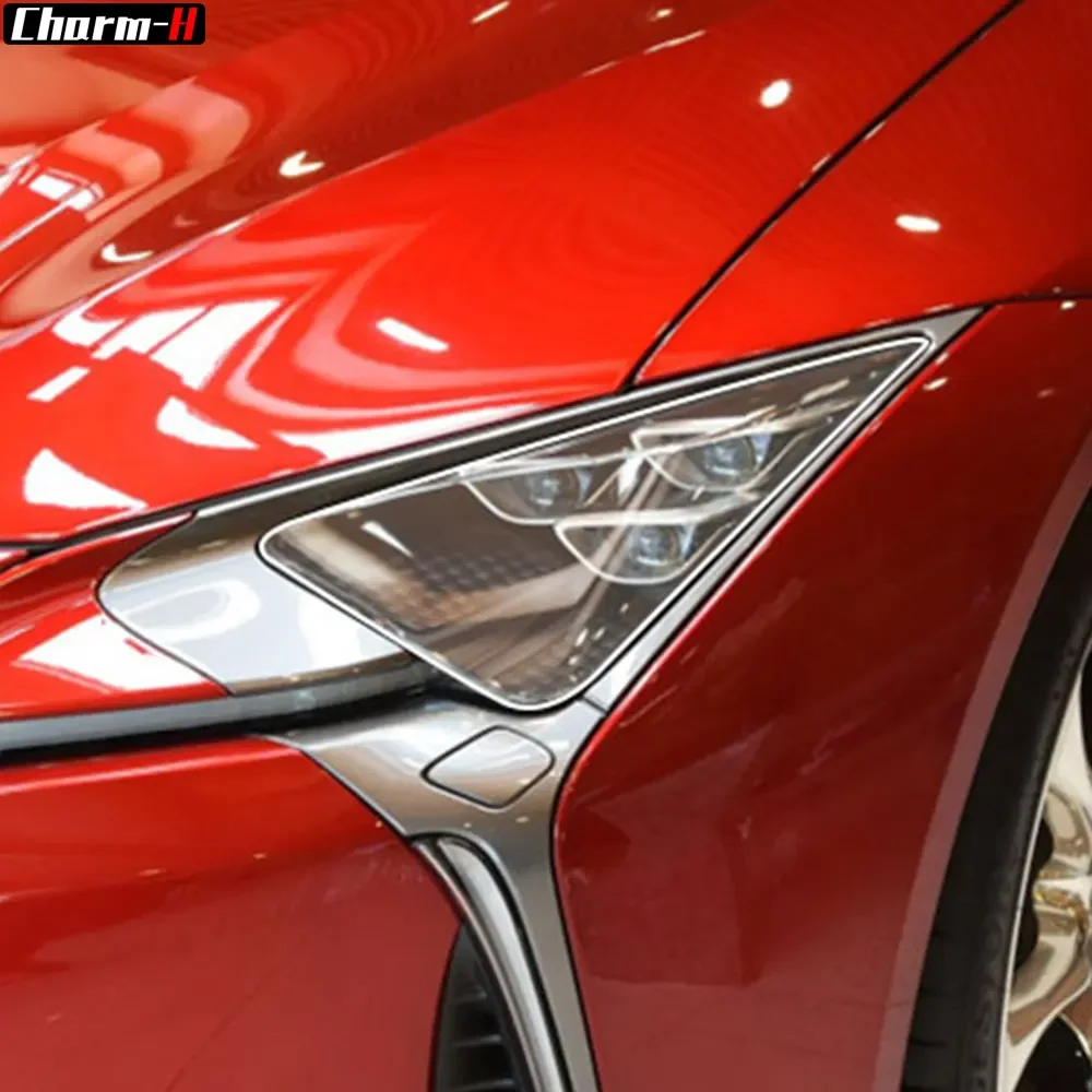 

2X Car Headlight Self Healing Protective Film Protection Transparent TPU Decal Sticker for Lexus ES NX CT GS IS LC LS RX UX