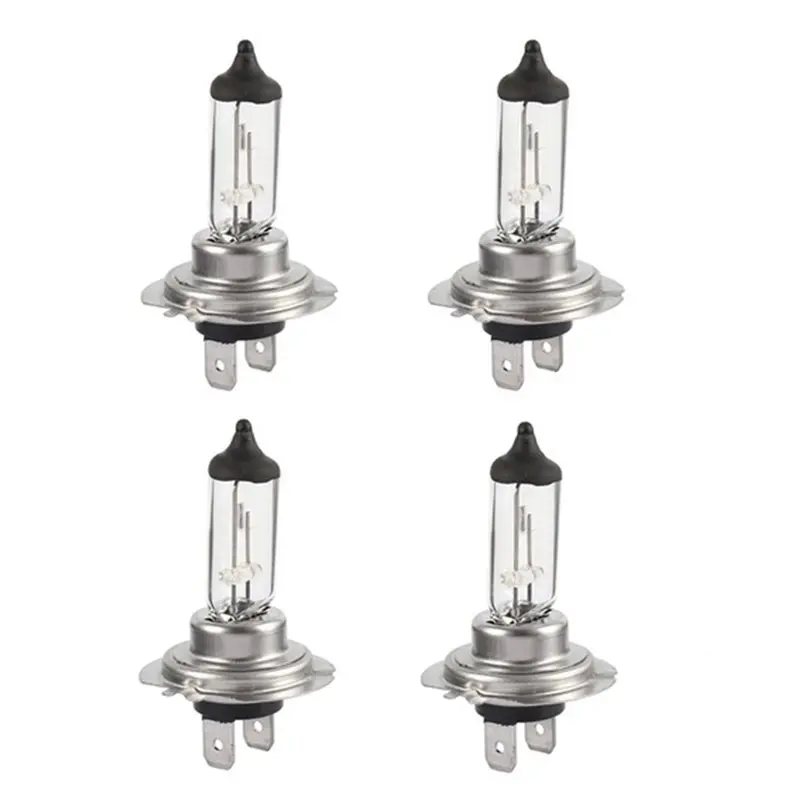 8Pcs 자동차 안개등 H7 할로겐 전구 따뜻한 노란색 빛 2400-2500K 55W 자동차 액세서리 일반 헤드라이트 전구 12V