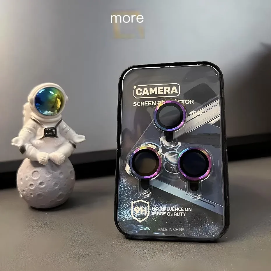 Ultra-Durable Metal Camera Lens Protector with Full Coverage Glass