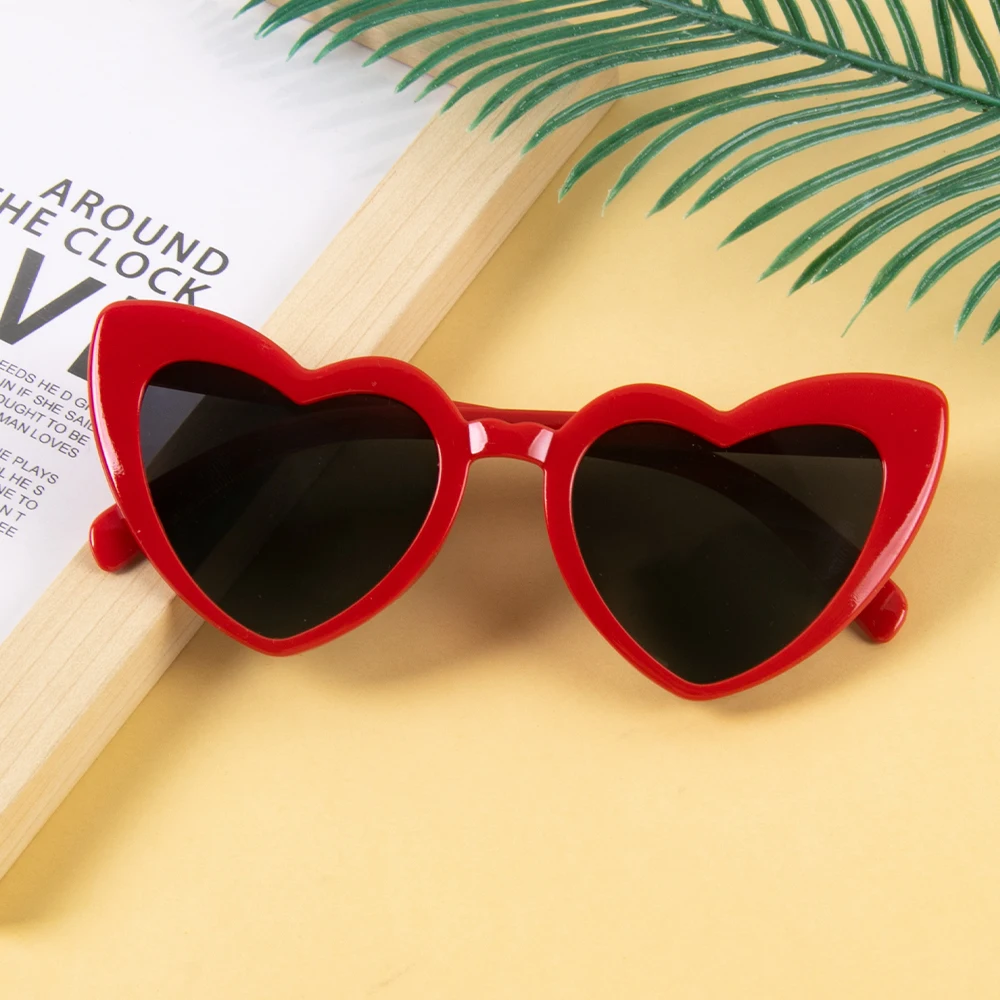 Occhiali Da Sole Per Bambini Occhiali Da Sole Per Bambine A Forma Di Cuore - Montatura Luminosa, Lenti UV400, Tema Happy Love Occhiali Addio Al Nubilato - Foto 11