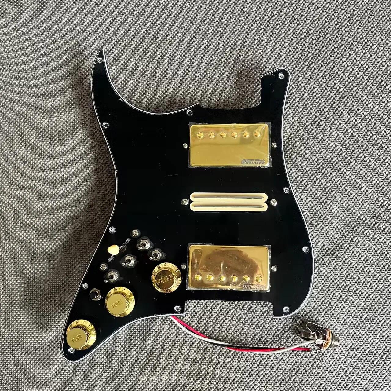 Aggiornamento Della Mano Sinistra Caricato Hsh St Pickguard Set Wilkinson Alnico V Pickup 4 Toggle A Taglio Singolo