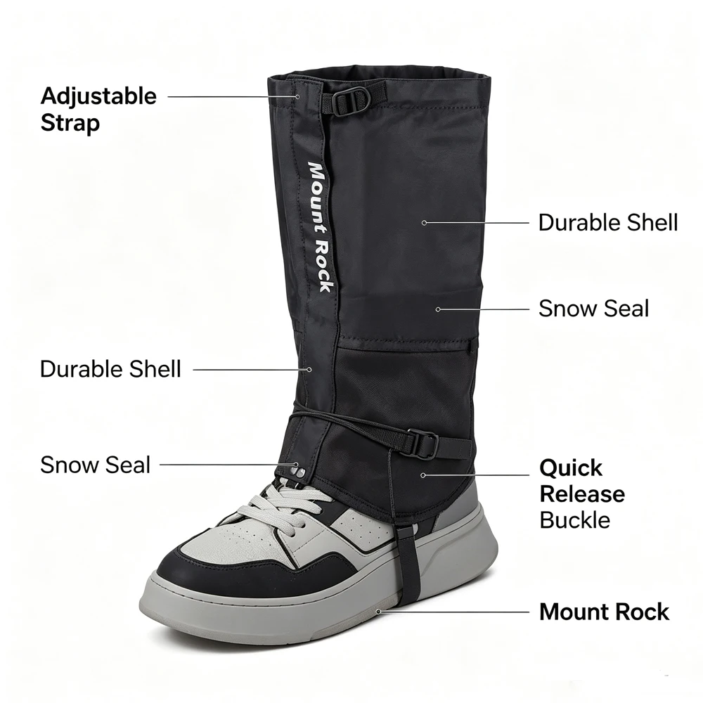 Waterproof Adjustable Leg Guards