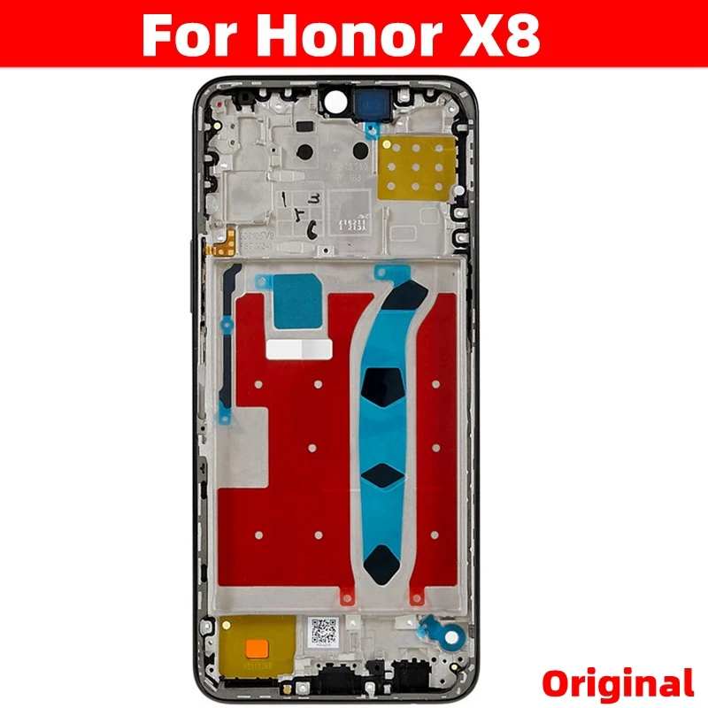 

Передняя рамка ЖК-дисплея для Honor X8 TFY-LX1,LX2,LX3 средняя Лицевая панель корпуса КОРПУСА смартфона запасные части