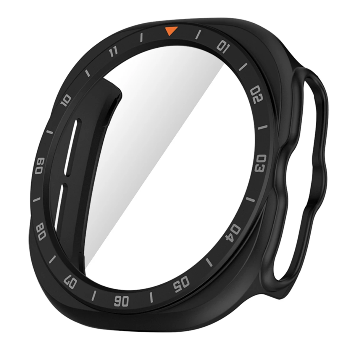 Rugged Tempered Glass Protective Case with Bumper Frame