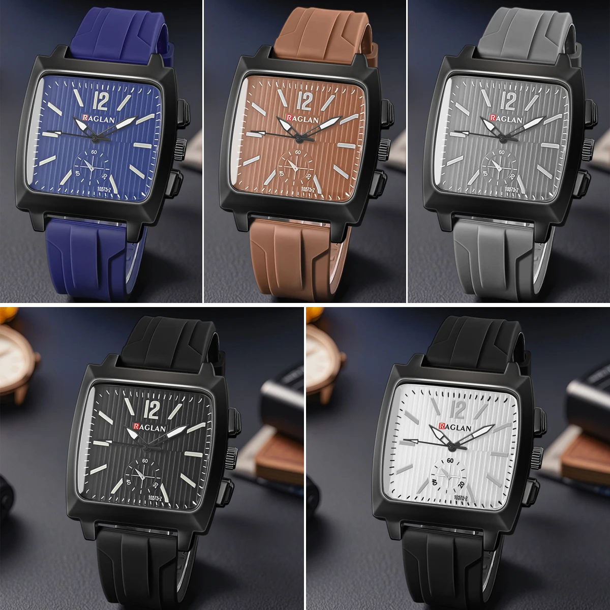 Men Watch Casual Man Watches Leather Strap Clock Top Brand Men Wristwatch Gift Relogio Masculino montre homme 6
