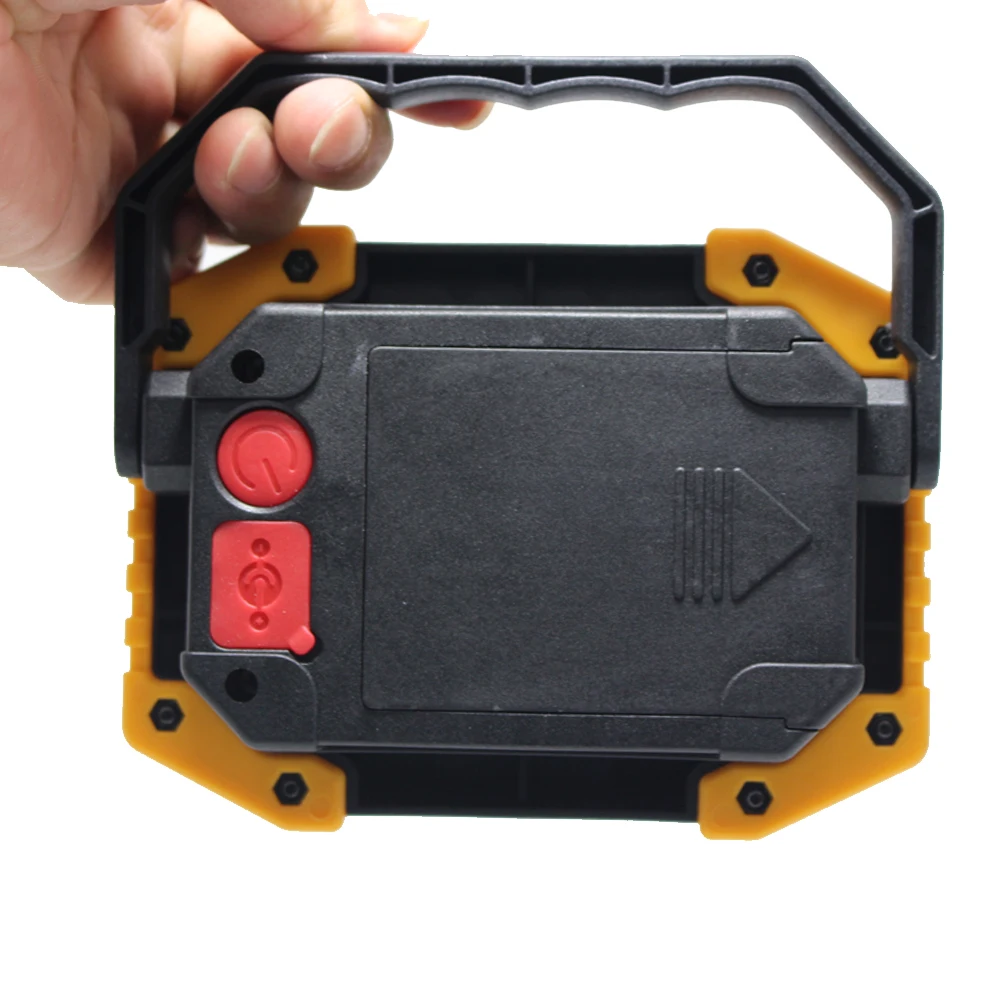 New Portable COB LED Floodlight 20w USB charging Floodlight USB Spotlight 18650 Portable Led searchlight camping