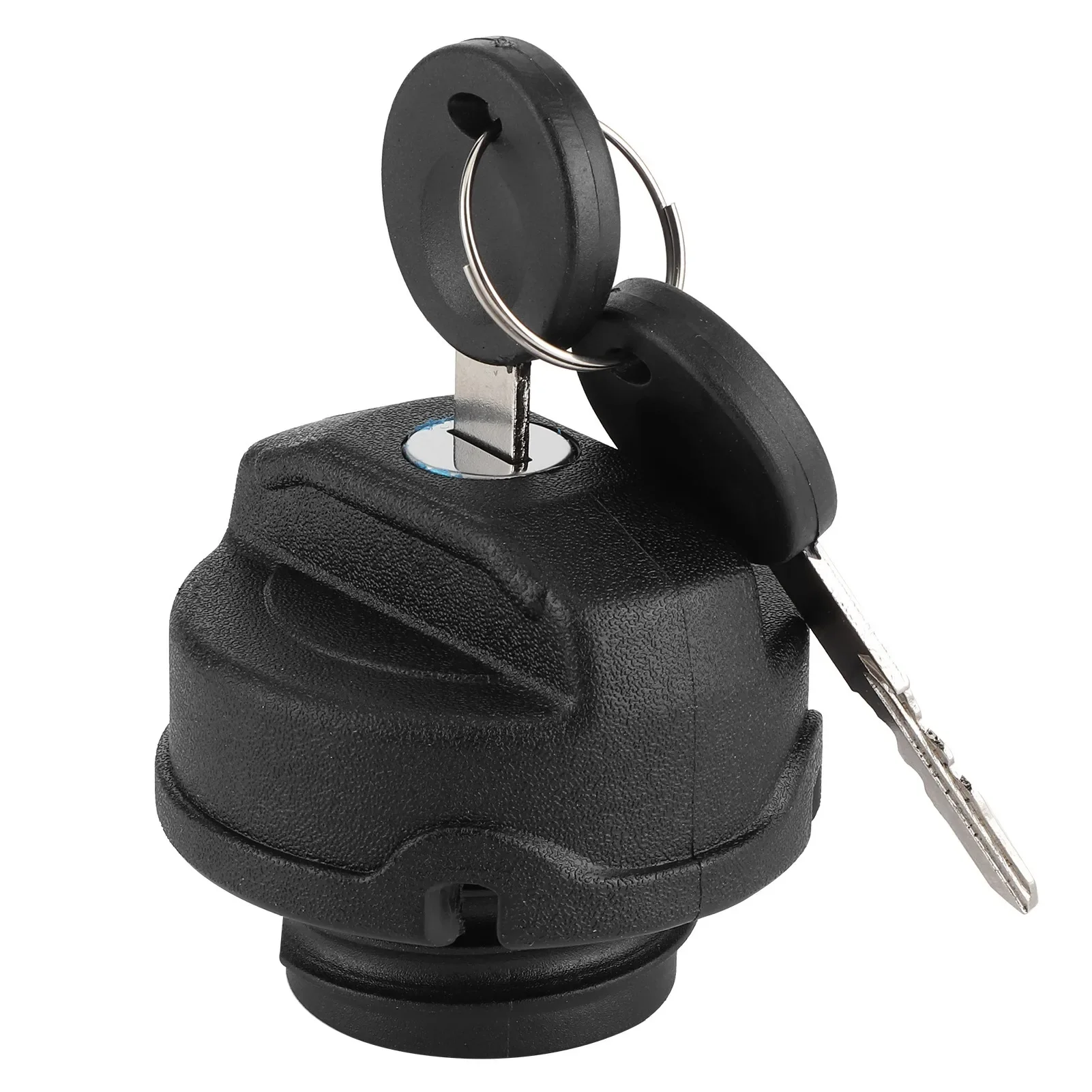 Fuel Tank Cap Fuel Tank Filler Cap Black ABS Petrol Locking Lid Fit for Beetle/Polo/Caddy with 2 Keys