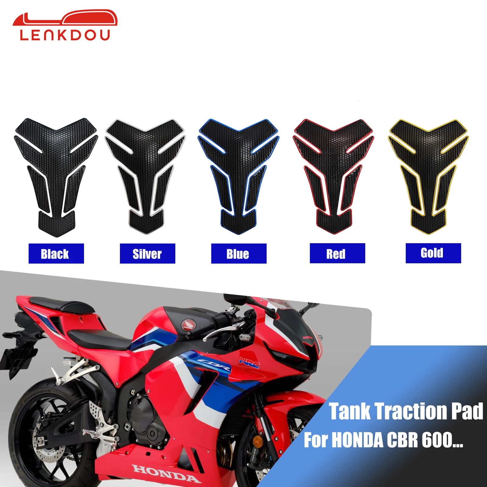 Tankpad Sticker 3D Fuel Tank Pad Protector Cover Decoration For HONDA CBR 600RR 250RR 900RR 400RR CBR 600 F2 F3 F4 F4I RVF 400