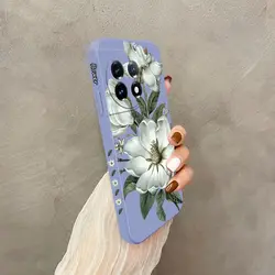 Wild Flowers Silicone Phone Case Cover - OnePlus 11 5G (Grey)