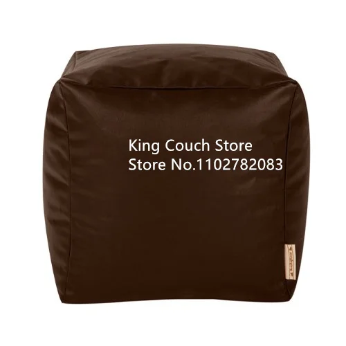 New hot sale Handmade Footstool Ottoman Storage Solution Floor Footrest Cushion Unstuffed waterproof polyester Pouf Cover