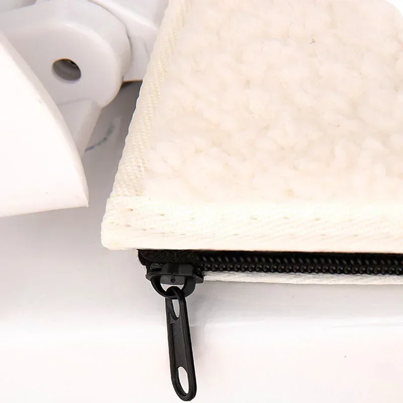 Cartoon Sheep Zipper Toilet Mat Lamb's Wool Toilet Seat Cover Universal Waterproof Toilet Seat Cushion Bathroom Accessories 4