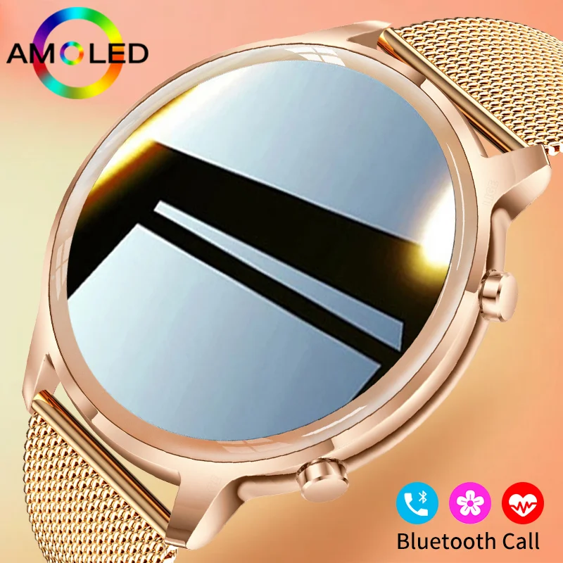 

LIGE Ladies Smart Watch Women Clock Bluetooth Call AMOLED Smartwatch 2023 Screen Ultra-thin Body New Fashion Smart Band Watch