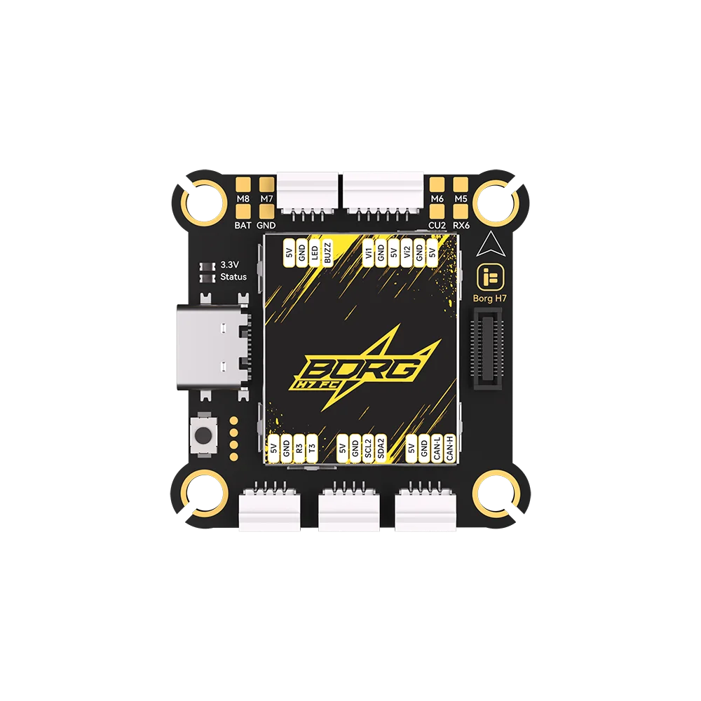 Стек iFlight Borg H7 с контроллером полета Borg H7 4-12S FC/Borg 60A ESC 4-6S BL32 ESC для радиоуправляемых дронов с FPV thumbnail 6