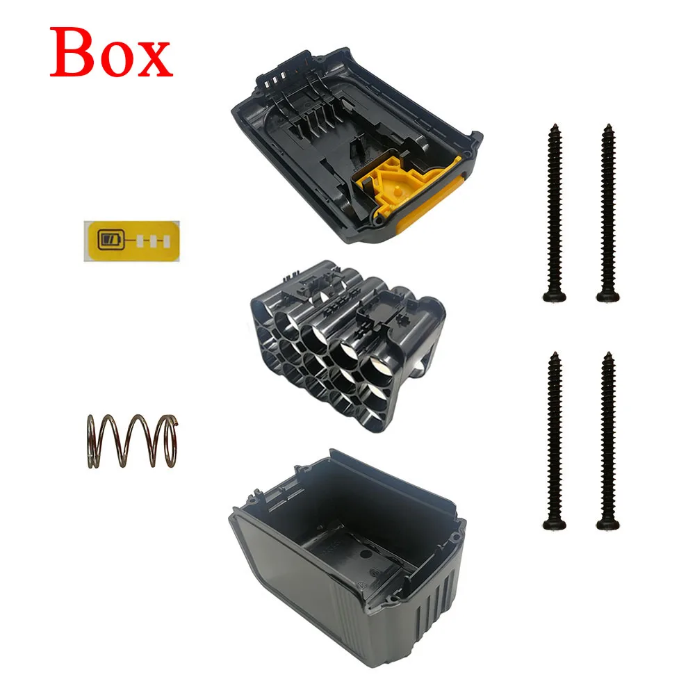 디월트용 리튬 이온 배터리, 15*18650 플라스틱 케이스, PCB 충전 보호 회로 기판 박스 하우징, DCB200, 18V, 20V, DCB203, DCB204