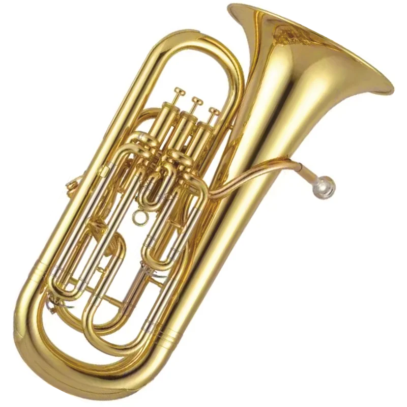 Professional high-quality 3+1 compensatory euphonium