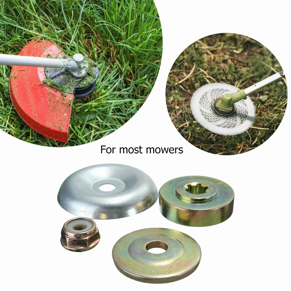 Nut Fixing Kit For Strimmer Brushcutter Replacement Metal Gearbox Blade Accessories For Lawn Mower Trimmer Brush Cutter 4/2/1pc
