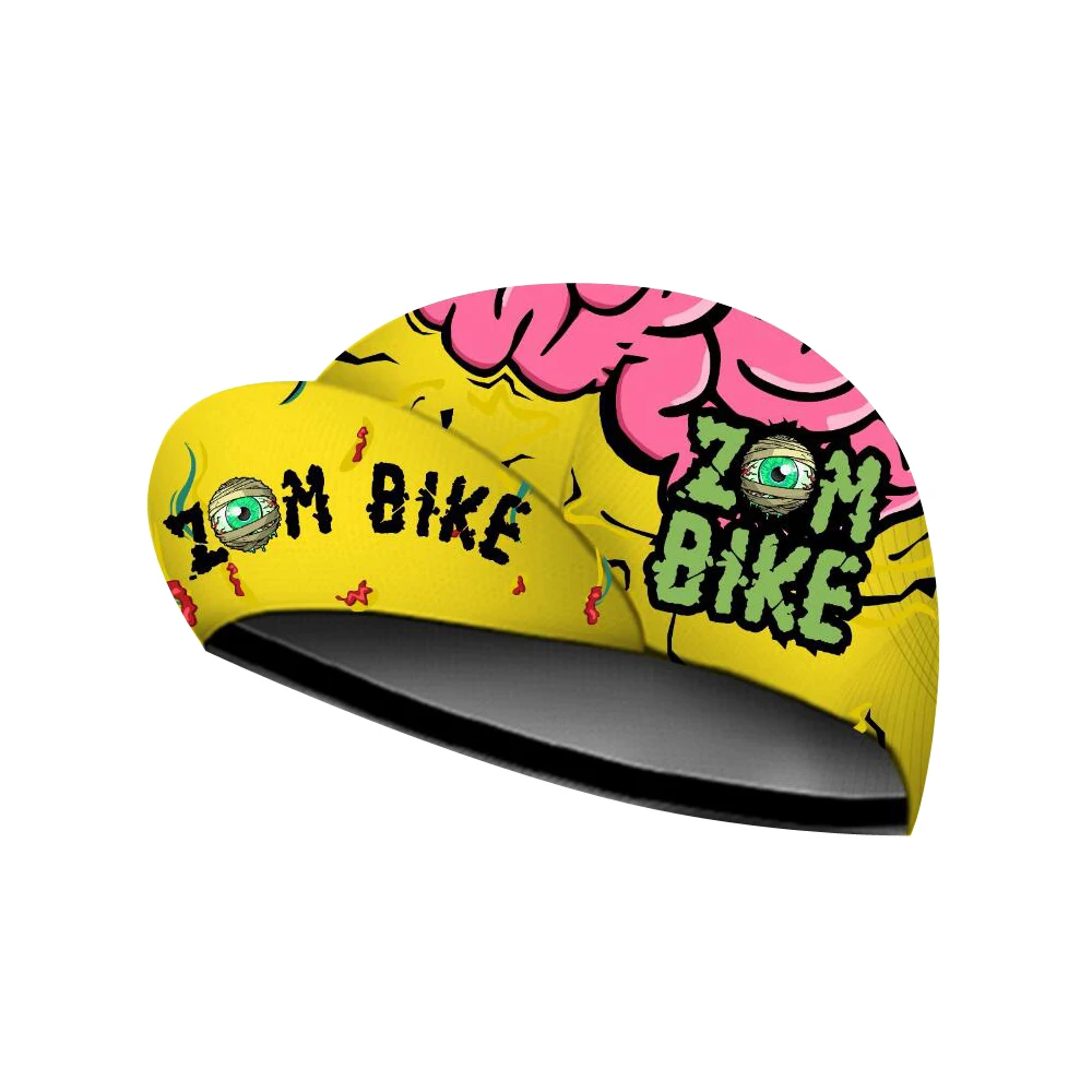Multi Styles Funny New Cycling Caps Summer Breathable Men And Women Quick Dry Bicycle Hats Classic Hot Brain Eyes 6 Colors 4