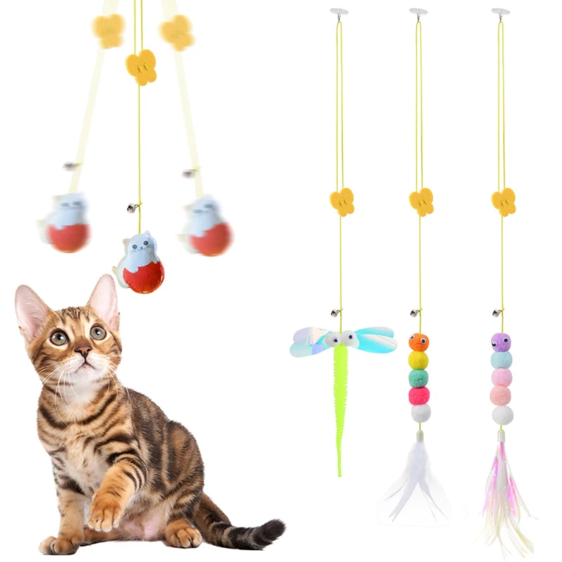 Cat Scratch Toy Interactive Cat Toy Hanging Door Simulation Automatic
