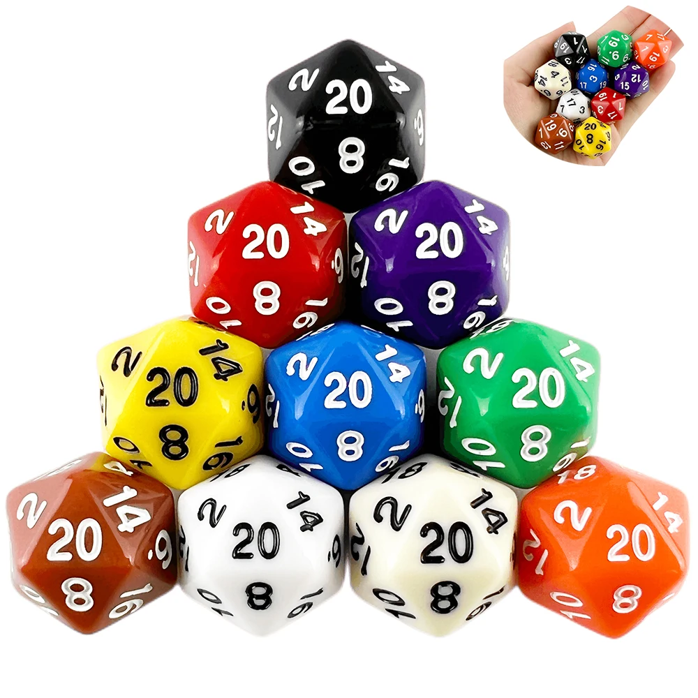 D20PolyhedralDice197mmTRPGDNDDigitalDiceGameSet20Sides