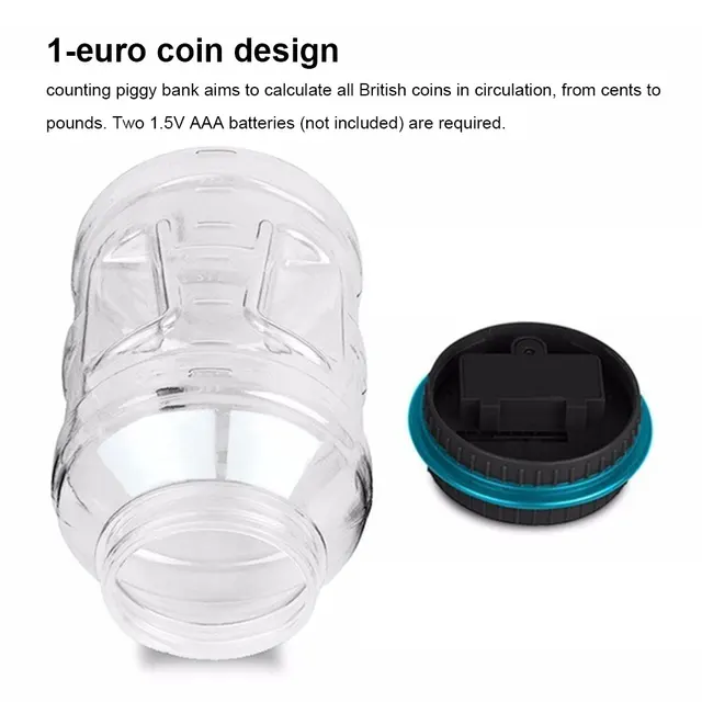 Counding Piggy Bank Egyszerű Divat Professzionális Használat Betéti Pénz Kopásálló Egyedi Tervezési Elektronika Partihoz - Image 2