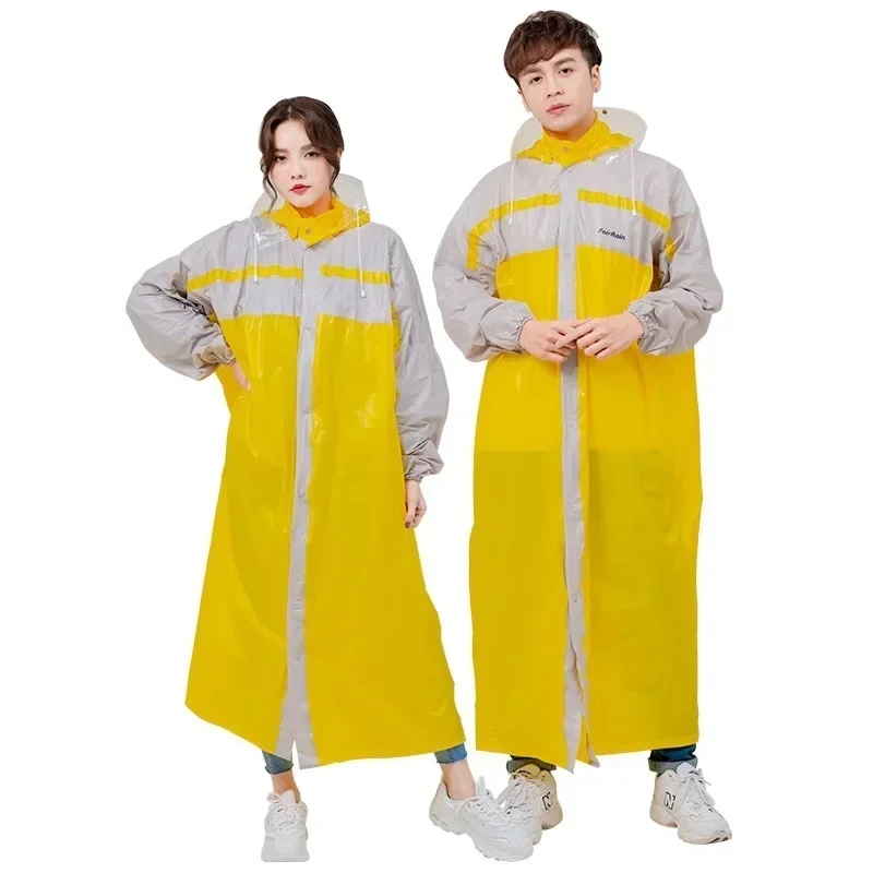 Extended Camouflage Rain Poncho Waterproof Outdoor Apparel