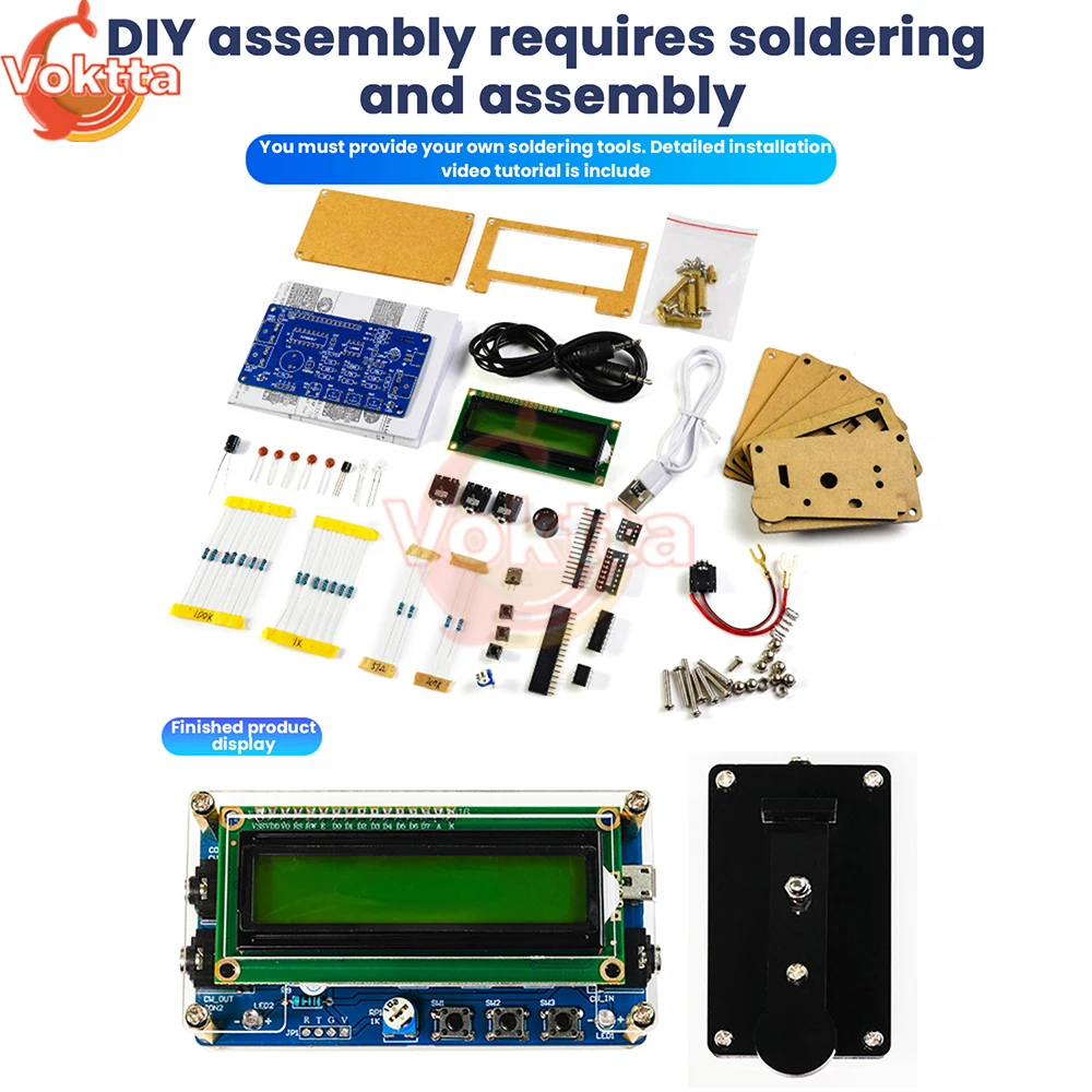 Beginner DIY Morse Code Decoder Kit - Circuit Board Assembly for Electronic Enthusiasts