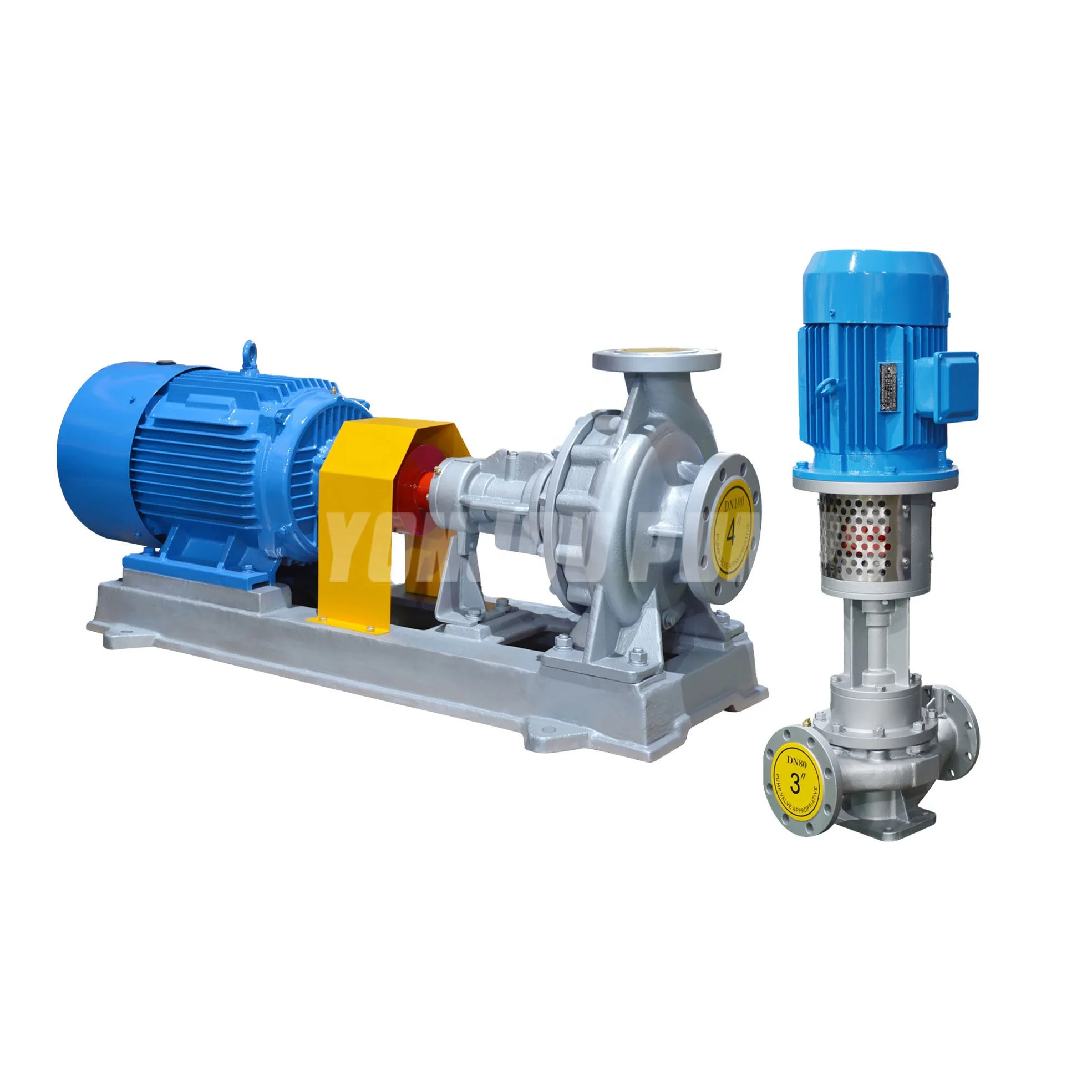 

YONJOU LQRY Series Horizontal or Vertical High Temperature 370 Degree Hot Oil Pump Electric Sanitary Centrifugal Pump 20-125 Mm