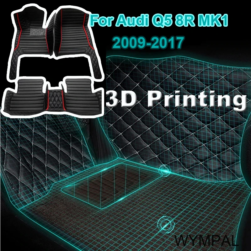 

Car Mats For Audi Q5 8R MK1 2009-2017 Luxury Leather Rug Durable Anti Dirt Carpet Auto Floor Mat Set Car Interior Accessories