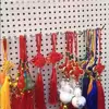 10Pcs Pegboard Hooks Professional Heavy Duty Iron Mesh Panel Hanger Wall Mount Hanging Tool Decorative Hooks 2