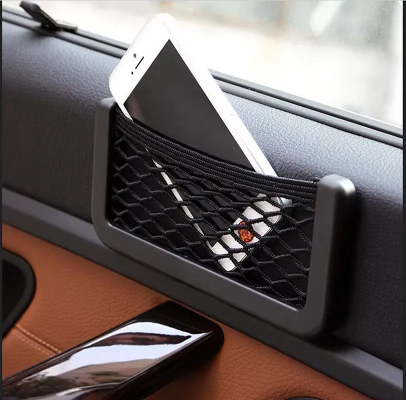 Car Storage Net Seat Side Back Storage Net Bag GM Interior Accessories Suitable for Trunk Pocket Bag