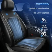 New Universal Air Conditioned Seat Cover Cooling Car Seat Cushion DC 12V/24V Car Ventilated Seat Cover with 24 Air Outlets 2