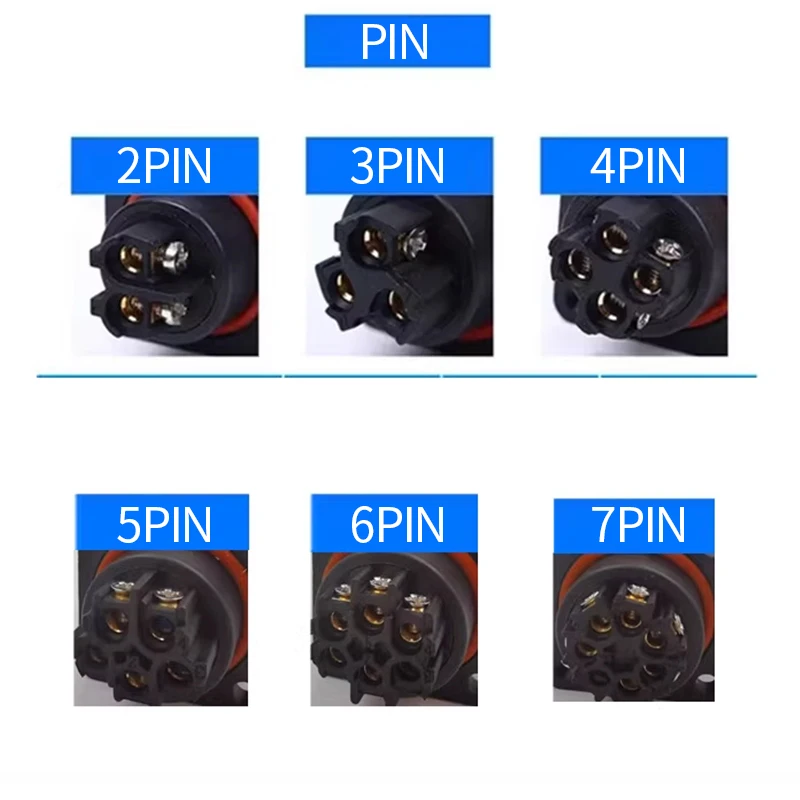 항공 플러그 퀵 와이어링 방수 나사 연결, 무납땜 SP17, 21 나사 연결, SP16, 20, SD21, 2 핀, 3 핀, 4 핀, 5 핀, 6 핀, 7 핀, 5 핀, 10 핀, 100 개