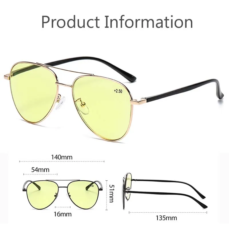 Progressive Multifocal Reading Glasses for Women Men Fashion Trend Color Changing Night Vision Eyewear Prescription Sunglasses 6