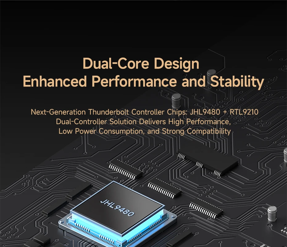 Hagibis 80Gbps Thunderbolt NVMe SSD Enclosure