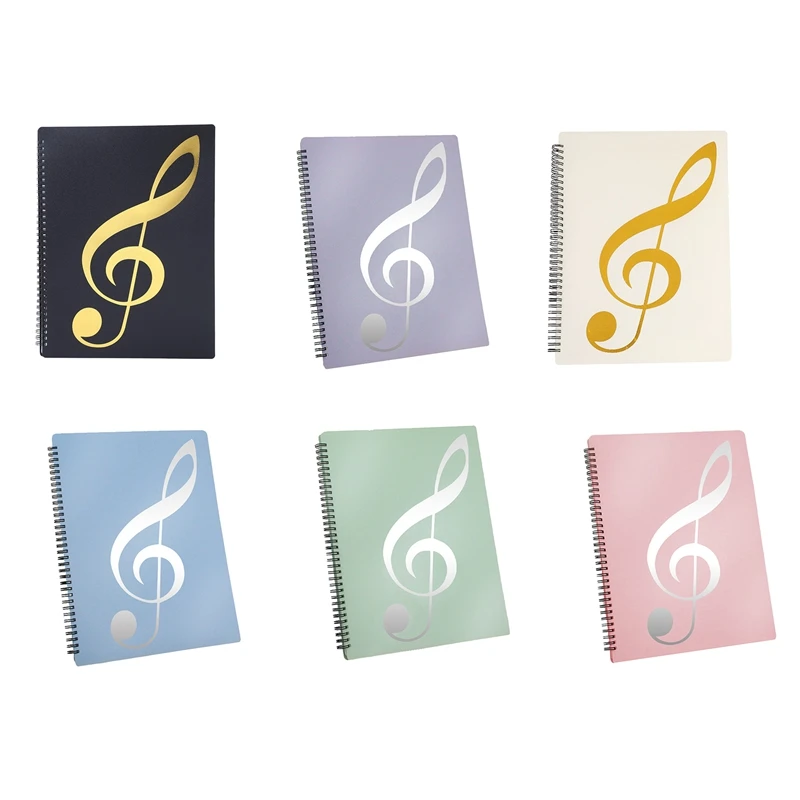 

Sheet Music Folder, 60 Pages, Sheet Music/Holder,Fits Letter Size A4, Writable & Detachable Choir Folder
