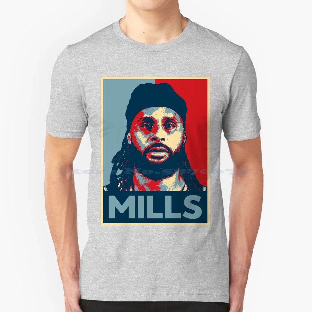 Patty Mills Mills Merch T Shirt 100% Cotone Tee Patty Mills Patrick Sammie Mills Basket Brooklyn Toris Islander Tsi