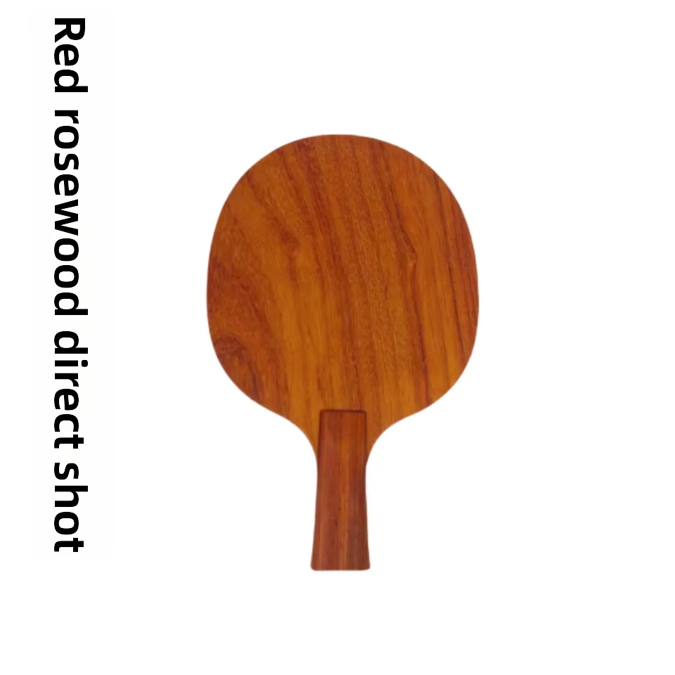 Profional ade Offensive pe  Pong Paddle with Red Flower Pear Wood Base Pure  Wood One Layer for Straight And ...
