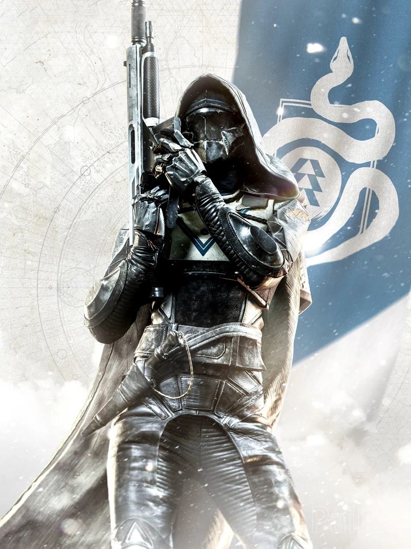 Destiny 2 Video Game Diamond Painting Kits 5d Diy Fantasy Shooter Hunter  Cross Stitch Mosaic Home Decor Gift, image size:800x1067